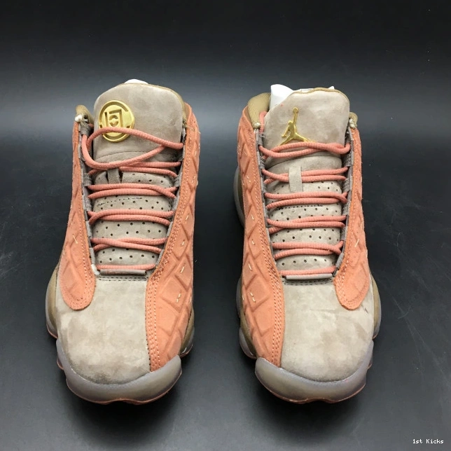 1st Kicks Shoes Blush Canteen-Terra Stone Low AT3102-200 CLOT Air 13 x Jordan Sepia 0705